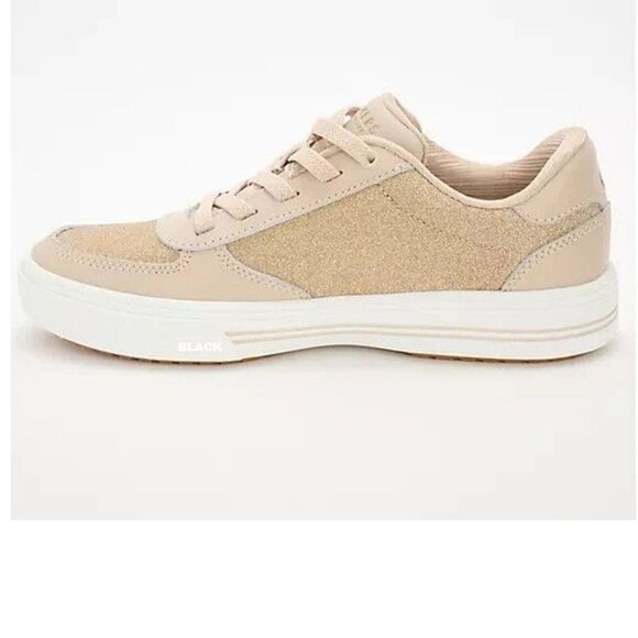 Skechers Street Arch Fit Arcade Sneakers-Glittery Night Taupe Sz 6.5 - Picture 4 of 6